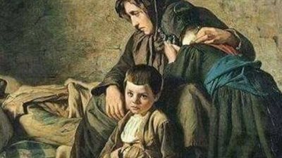 قصة المرأة الفقيرة يحكى أن أمرأة فقيرة كانت تتدين كل يوم 