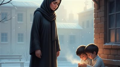 وجدت طفلين صغيرين في حديقتي ربيتهما كأنهما من لحمي ودمي