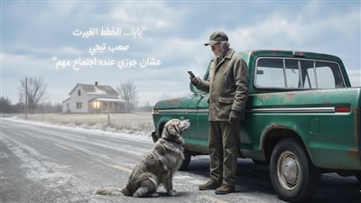 كنت واقفًا في مدخل البيت، أحمل صندوق تبريد