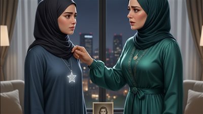 بعد 25 عامًا من الفقد… نجمة في عنق خادمة محجبة محتشمة تكشف سرًّا قلب حياة مليارديرة رأسًا على عقب!