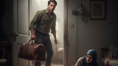 لم يمضِ على ولادة زوجته سوى ثلاثة أشهر حين غادر للعمل بعيدًا