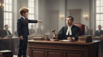 طفل المليونير اقتحم المحكمة وقال جملة واحدة قلبت القضية رأسًا على عقب!