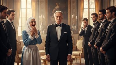 مليونير منع الضحك في قصره… حتى كسرت خادمة قاعدة واحدة وغيّرت كل شيء