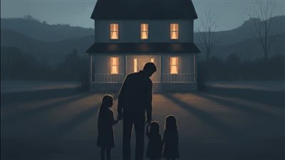 تظاهر بالرحيل ثم اختبأ ليراقب خطيبته مع أطفاله الثلاثة، وما اكتشفه داخل القصر قلب حياته إلى الأبد
