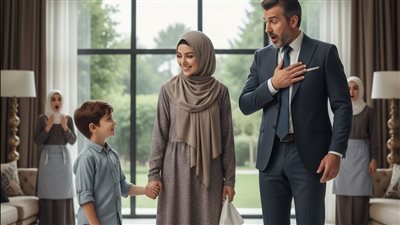 المليونير سمح لابنه أن يختار أمّه… فكانت الصدمة حين اختار عاملة النظافة!