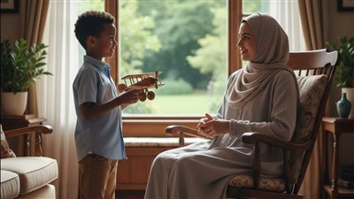 سيدتي يمكن أقدر أساعدك تتحرّكين من جديد…هل تعطيني ما تبقّى من طعامك؟