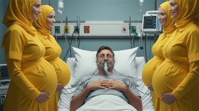 مرّت أكثر من ثلاث سنوات منذ أن دخل الرجل في غيبوبة، ومع ذلك كانت كلّ ممرّضة تُكلَّف برعايته تحمل بعد فترة قصيرة