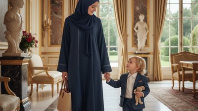 طرد المليونير المربية في صمت… فجملة واحدة من طفلته أسقطت كل شيء