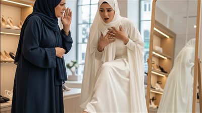 وأنا بجرب جزمة الفرح سمعت كلام حماتي بالصدفة… اللي حصل بعدها صدمة